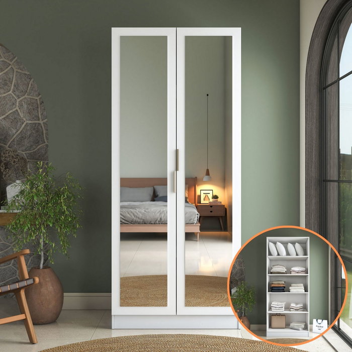 Hanah Home Armario Blanco BA231 - 4721 Hanah Home Armario Blanco BA231 - 4721